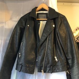 Faux Leather Jacket